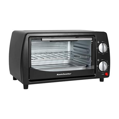 Kelvinator 10L 800W OTG with Baking Tray, 60mins Timer with Bell Ring, Cool Touch Handle, SS Heating Element, 2 Years Warranty, Black-4