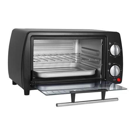 Kelvinator 10L 800W OTG with Baking Tray, 60mins Timer with Bell Ring, Cool Touch Handle, SS Heating Element, 2 Years Warranty, Black-5