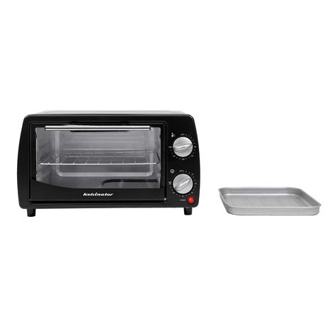 Kelvinator 10L 800W OTG with Baking Tray, 60mins Timer with Bell Ring, Cool Touch Handle, SS Heating Element, 2 Years Warranty, Black-7