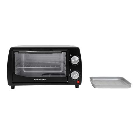 Kelvinator 10L 800W OTG with Baking Tray, 60mins Timer with Bell Ring, Cool Touch Handle, SS Heating Element, 2 Years Warranty, Black-7