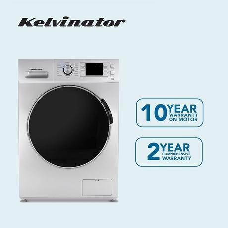 Kelvinator 7.0 Kg Front Load Fully-Automatic Washing Machine, KWF-C700SG, Silver and Grey-15