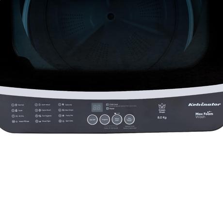 Kelvinator 7.0 Kg Top Loading Fully Automatic Washing Machine with Error Monitoring and Memory Backup KWT-N70ETSSN-9