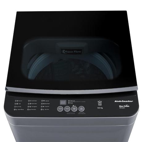 Kelvinator 8.0 Kg Top Loading Fully Automatic Washing Machine with Error Monitoring and Memory Backup KWT-N80ETSSN-14