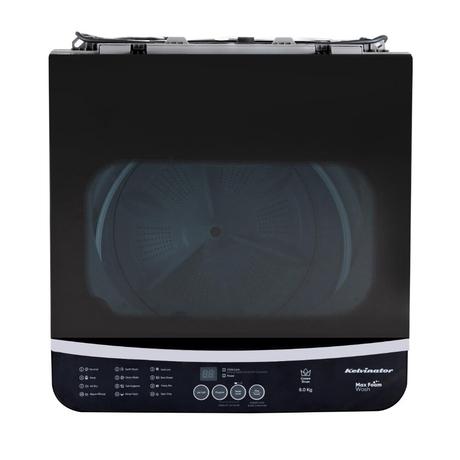Kelvinator 8.0 Kg Top Loading Fully Automatic Washing Machine with Error Monitoring and Memory Backup KWT-N80ETSSN-7