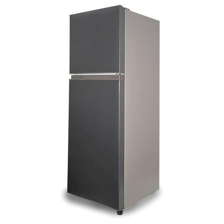 Kelvinator 252 Litre 2 Star Double Door Refrigerator, Bright Grey KRF-I260RBVBGT-2
