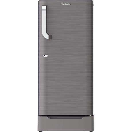 Kelvinator 201 L 2 Star Single Door Direct Cool Refrigerator with 90 Mins Fast Freezing Technology, 10 Days Milk Preservation, vFresh Technology, Inox, KRD-F211EBPHGS-0