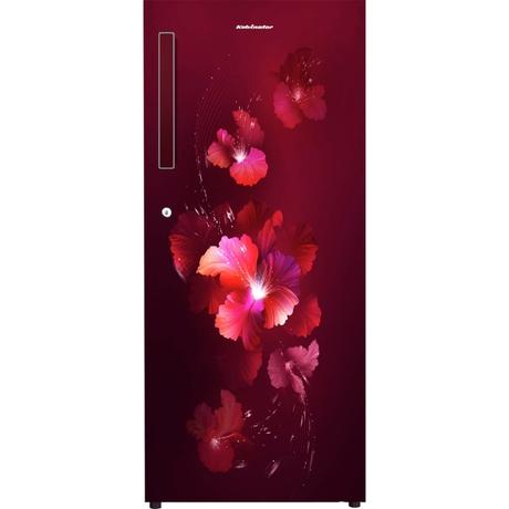 Kelvinator 188 L 1 Star Single Door Direct Cool Refrigerator with 90 Mins Fast Freezing Technology, 10 Days Milk Preservation, vFresh Technology, Windy Wine, KRD-F200EBEWWD-0