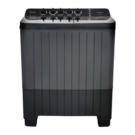 Kelvinator 14 kg Semi-Automatic Top Load Washing Machine, KWS-N14ETTKP, Grey-0