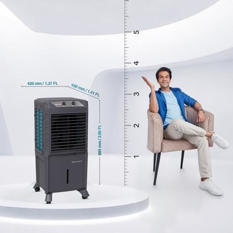 Kenstar Mahakool 45 L Personal Air Cooler, Grey-7