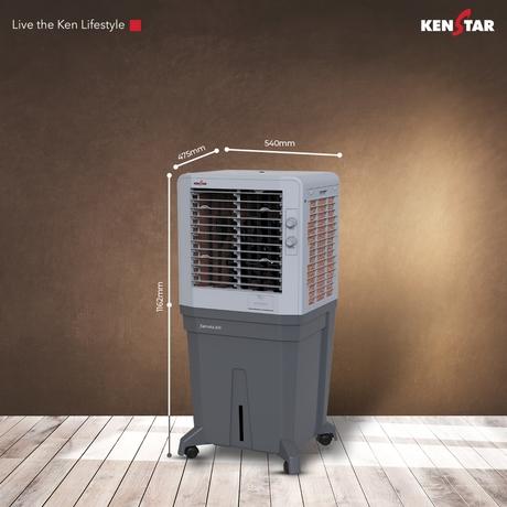 Kenstar Farrata 100L Desert Air Cooler, Light Grey & Dark Grey-8