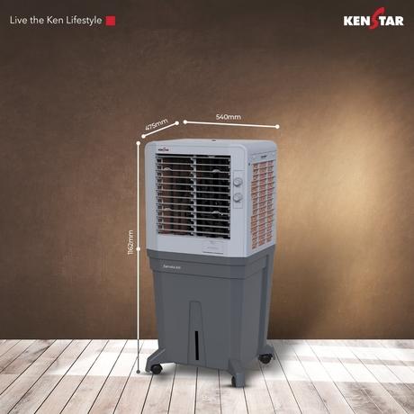 Kenstar Farrata 100L Desert Air Cooler, Light Grey & Dark Grey-8