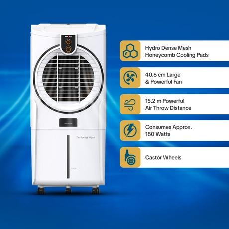Kenstar Turbocool 105 L Desert Air Cooler, White-2