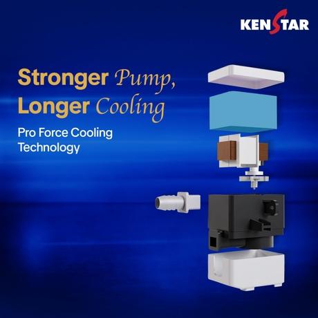 Kenstar Arc 3D 50L Tower Air Cooler, White & Black-4