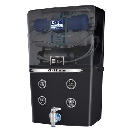 Kent Elegant 8 L Compact RO + UF + TDS Water Purifier, Black-1