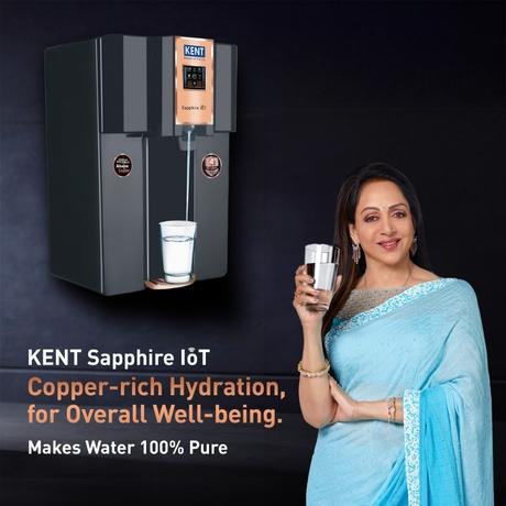 Kent Sapphire IoT 8 L RO+UV+UF+TDS Control+ Alkaline+Copper Water Purifier, Black-3