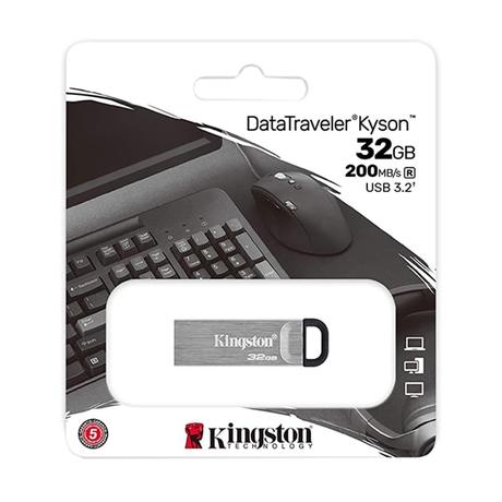 Kingston 32 GB DataTraveler Kyson Flash Drive, DTKN-4
