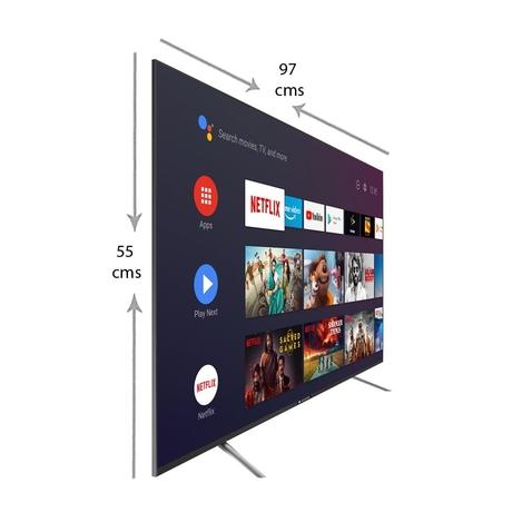 Kodak 108 cm (43 inch) Ultra HD (4K) Premium Android TV with Dolby Digital Plus and DTS TruSurround, CA Series 43CA2022-2