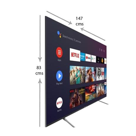 Kodak 164 cm (65 inch) Ultra HD (4K) Premium Android TV with Dolby Digital Plus and DTS TruSurround, CA Series 65CA0101-2