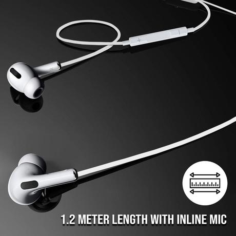 Kratos Tune Type-C Wired Earphones, White-4