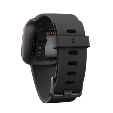 Fitbit Versa Smart Watch, Black/Carbon Aluminium