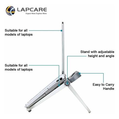 Lapcare LMS-7001 Lap Station Laptop Stand for 39.62 cm (15.6 inch) Laptop-2