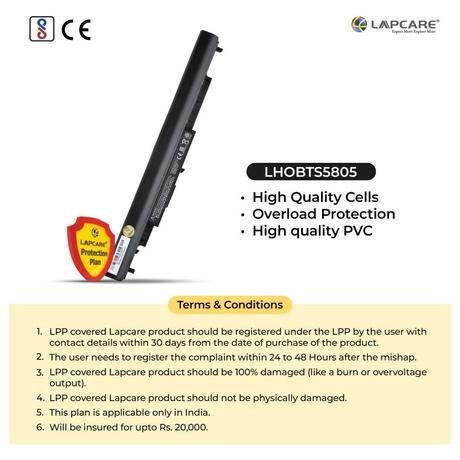 Lapcare 4-Cell 2000 mAh 14.6V Laptop Battery Designed for HP HS04 (LHOBTS5805)-4