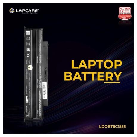 Lapcare 6-Cell 4000 mAh 11.1V Laptop Battery Designed for Dell 15R (LDOBT6C1555)-5