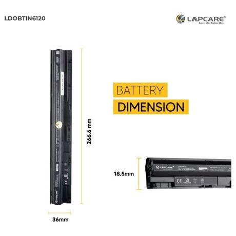 Lapcare 4-Cell 2000 mAh 14.8V Laptop Battery Designed for Dell 3451 4C 78V9D (LDOBTIN6120)-1
