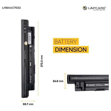 Lapcare 4-Cell 2000 mAh 14.8V Laptop Battery Designed for Dell 3521 4C (LHBA4C7032)-1