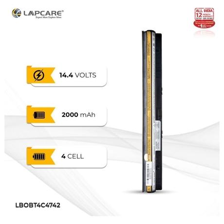 Lapcare 4-Cell 2000 mAh 14.4V Laptop Battery Designed for Lenovo Touch Series G400s/G405s 4C (LBOBT4C4742)-2