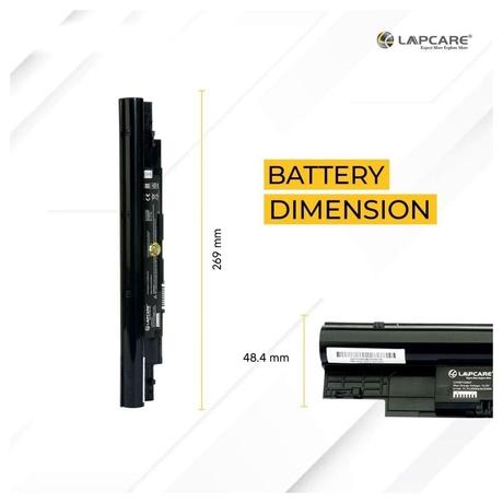 Lapcare LVOBTC5647 6-Cell 4000mAh Laptop Battery, Black-2