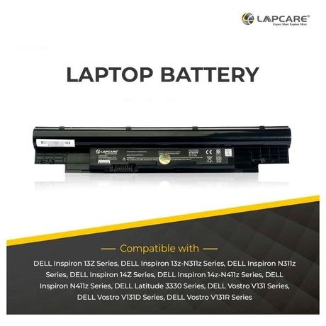 Lapcare LVOBTC5647 6-Cell 4000mAh Laptop Battery, Black-4