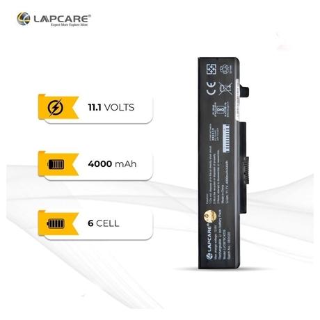 Lapcare LVOBT6C4235 6-Cell 4000mAh Laptop Battery, Black-2