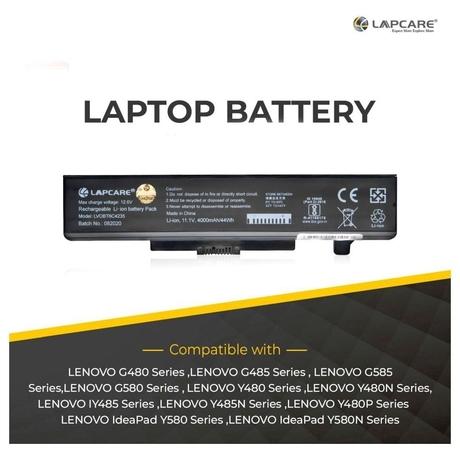 Lapcare LVOBT6C4235 6-Cell 4000mAh Laptop Battery, Black-4
