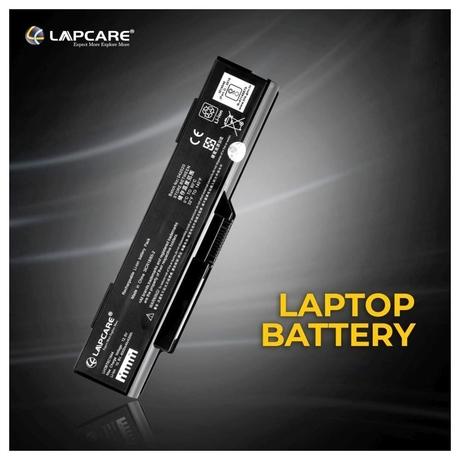 Lapcare LVOBT6C1644 6-Cell 4000mAh Laptop Battery , Black-1