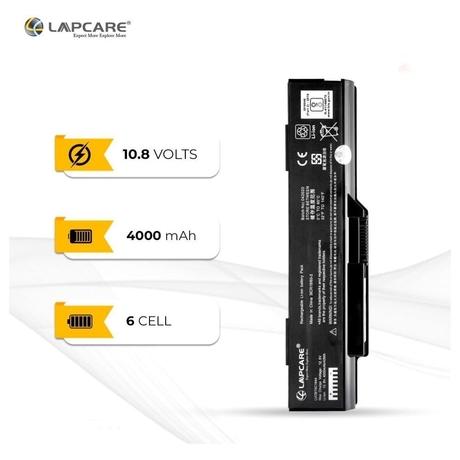 Lapcare LVOBT6C1644 6-Cell 4000mAh Laptop Battery , Black-2
