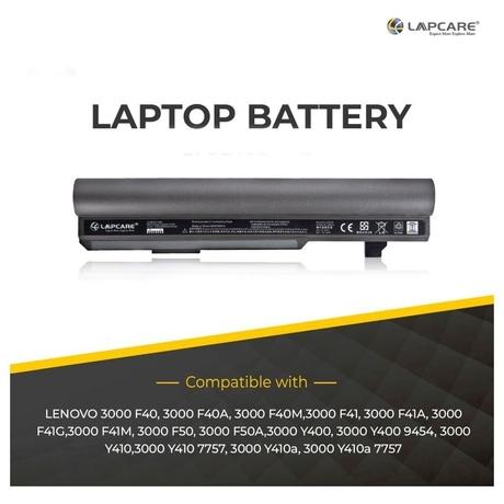 Lapcare LVOBT6C1642 6-Cell 4000mAh Laptop Battery, Black-3