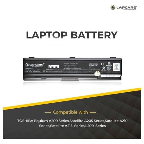 Lapcare LTOBT6C1631 6-Cell 4000mAh Laptop Battery, Black-4