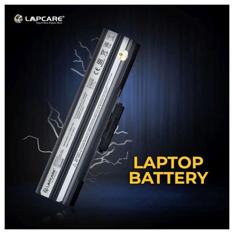 Lapcare LSOBTBP2162 6-Cell 4000mAh Laptop Battery, Black-1