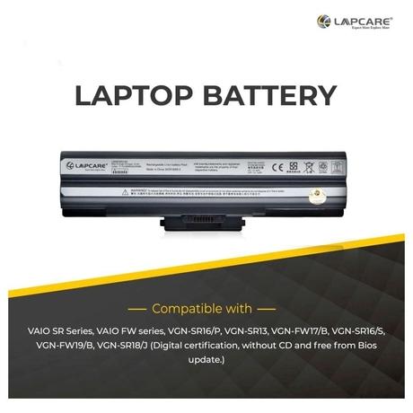 Lapcare LSOBTBP2162 6-Cell 4000mAh Laptop Battery, Black-4