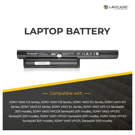 Lapcare LSOBT6C3540 6-Cell 4000mAh Laptop Battery, Black-3