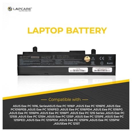 Lapcare LROBTAS3544 6-Cell 4000mAh Laptop Battery, Black-1