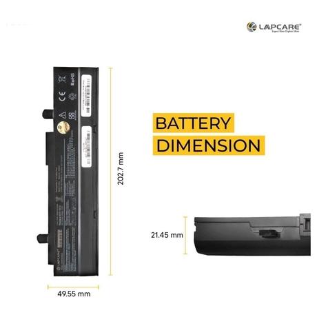 Lapcare LROBTAS3544 6-Cell 4000mAh Laptop Battery, Black-3