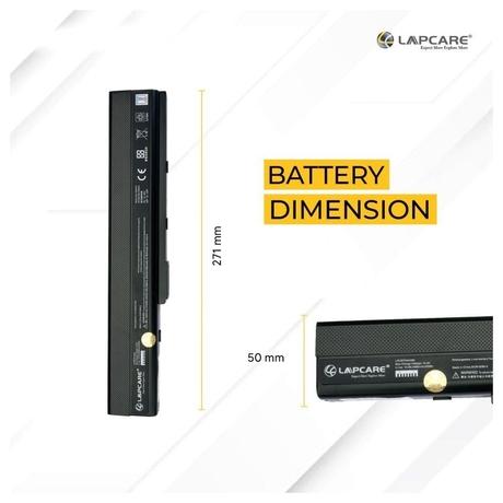 Lapcare LROBTAK4490 6-Cell 4000mAh Laptop Battery, Black-2