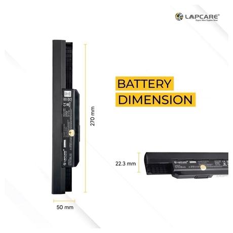 Lapcare LROB6C3539 6-Cell 4000mAh Laptop Battery, Black-2
