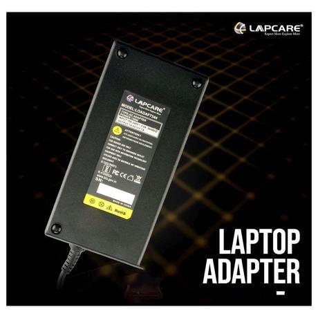 Lapcare LOADAF7344 Laptop Power Adapter with Over Current Protection, Black-1