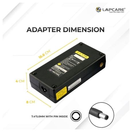 Lapcare LOADAF7344 Laptop Power Adapter with Over Current Protection, Black-2