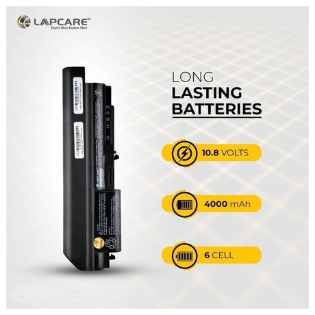 Lapcare LIOBT6C1645 6-Cell 4000mAh Laptop Battery, Black-2