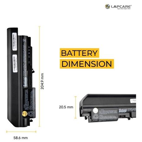 Lapcare LIOBT6C1645 6-Cell 4000mAh Laptop Battery, Black-3