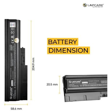 Lapcare LIOBT6C1638 6-Cell 4000mAh Laptop Battery, Black-3